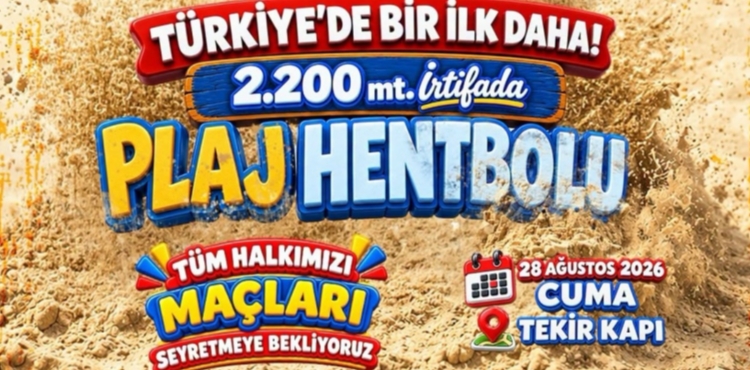 ERC�YES�TE 2 B�N 200 METREDE PLAJ HENTBOLU