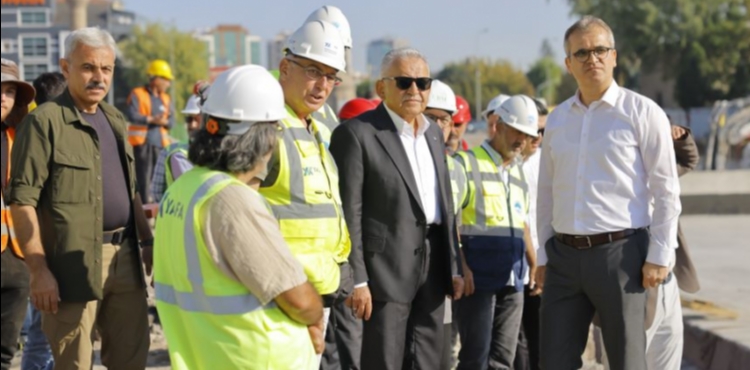 BA�KAN B�Y�KKILIǒTAN, T�NEL �ALI�MALARI BA�LAYAN KARTAL KAV�A�I�NDA �NCELEME
