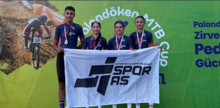 Kayserili sporculardan da� bisikletinde 9 madalya