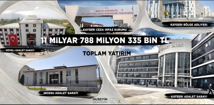 KAYSERݒM�ZE ADALET YATIRIMLARI G��LENEREK DEVAM ED�YOR.