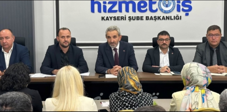 H�ZMET-�� Kayseri �ubesi�nde eyl�l ay� toplant�s�