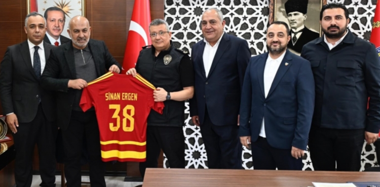 KAYSER�SPOR Y�NET�M�NDEN EMN�YET M�D�R� ERGEN�E HAYIRLI OLSUN Z�YARET�