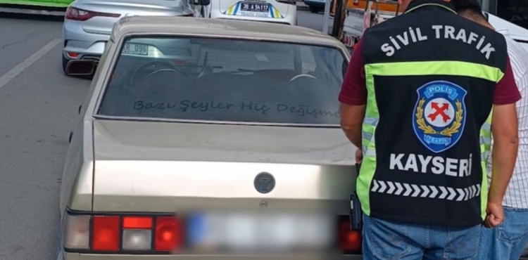 KAYSERݒDE DR�FT YAPAN S�R�C�YE 140 B�N TL CEZA