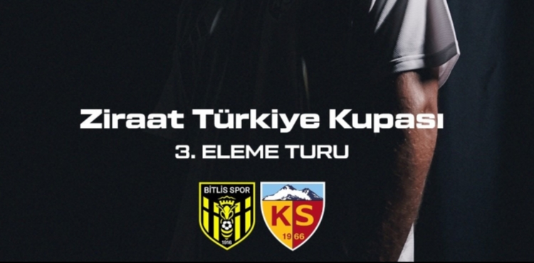 Kayserispor�un kupa rakibi Bitlis 1916 FSK oldu