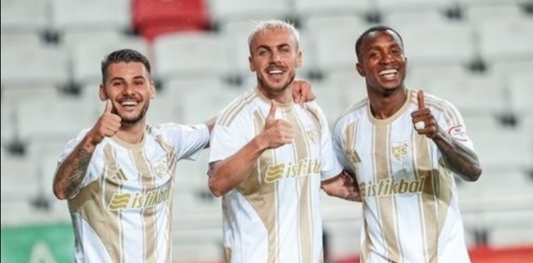 KAYSER�SPOR�DA SEFER�, T�RK�YE KAR�YER�NDE 30�UNCU GOL�N� ATTI