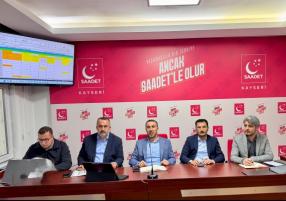 Saadet Partisi Kayseri l Tekilat Haftalk Olaan l Ynetim Kurulu Toplantsn Gerekletirdi