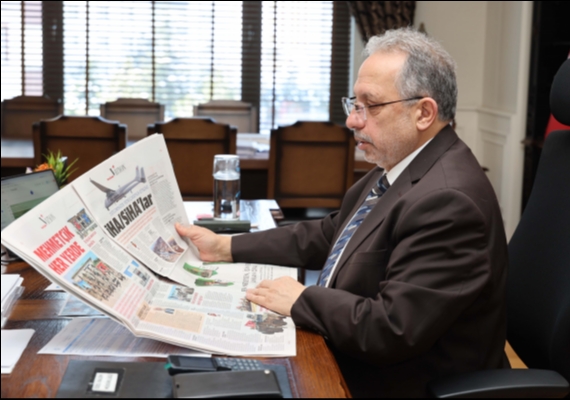 BA�KAN YAL�IN'DAN 10 OCAK �ALI�AN GAZETEC�LER G�N� MESAJI