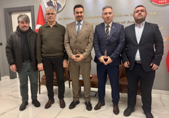 DEVA Partisi Kayseri �l Ba�kanl��� T�rkiye Emekliler Derne�i Kayseri �ubesi�ni Ziyaret Etti