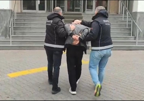 16 y�l hapisle aranan h�k�ml� yakaland�