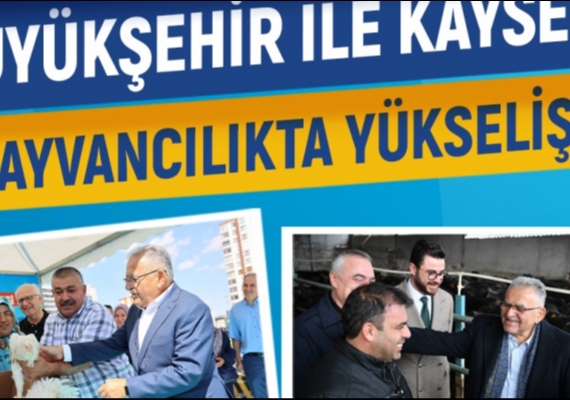 B�Y�K�EH�R �LE KAYSER�, HAYVANCILIKTA Y�KSEL��TE: KOYUN, ARI, MANDA, TAVUK�