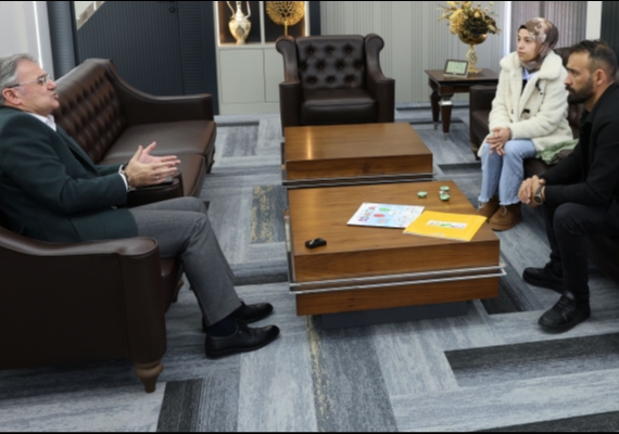 BA�KAN �ZDO�AN�DAN M�N�K YAKUP EYMEN ���N DESTEK �A�RISI