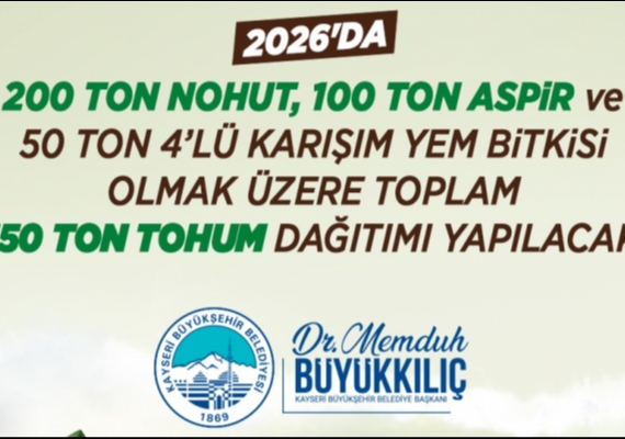 B�Y�K�EH�R��N 2026 TOHUM DESTE�� BA�LIYOR: BA�KAN B�Y�KKILIǒTAN �RET�C�YE G��L� DESTEK