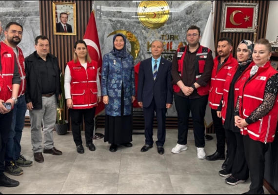 T�RK KIZILAY KAYSER� �L MERKEZ�M�ZDE KOORD�NASYON TOPLANTISI GER�EKLE�T�R�LD�.