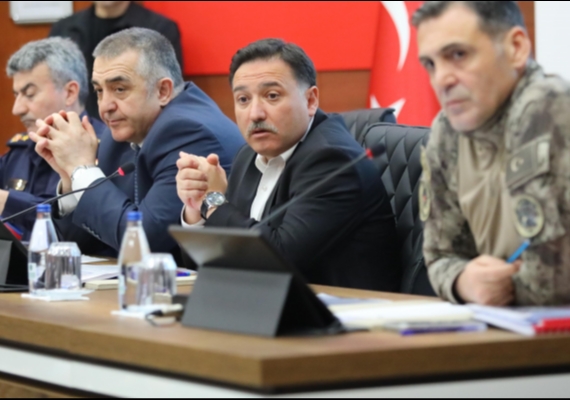 Kent G�venlik Dan��ma Kurulu Vali �i�ek Ba�kanl���nda Topland�