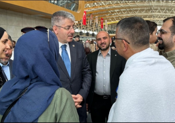�OPURO�LU: �DUALARLA U�URLADI�IMIZ HAC YOLCULARIMIZ, M�LLET�M�Z�N G�N�L EL��LER�D�R�