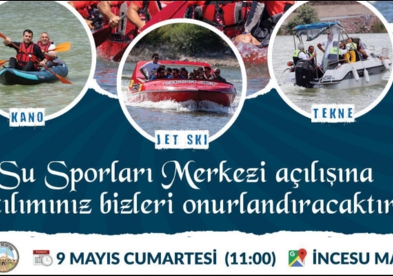 �ncesu Marina Su Sporlar� Merkezi Hizmete A��l�yor