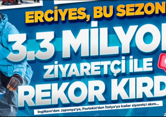 BA�KAN B�Y�KKILIǒTAN ERC�YES�TE REKOR A�IKLAMASI: �TAR�H�N EN UZUN VE EN YO�UN SEZONUNU YA�ADIK�