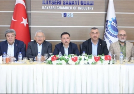 BA�KAN B�Y�KKILI�, KAYSER� SANAY� ODASI�NDA �ST��ARE TOPLANTISINA KATILDI