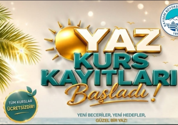 KAYMEK SANAT VE MESLEK� E��T�M� YAZ D�NEM� KURS KAYITLARI BA�LADI