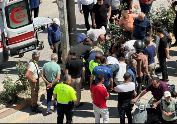 Yahyal��da motosiklet kazas�nda 1 yaral�