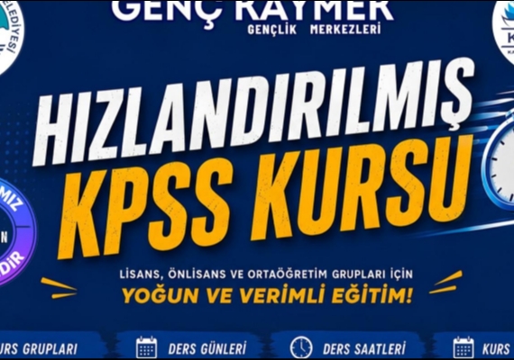 KAYMEK�TEN KPSS ADAYLARINA HIZLANDIRILMI� HAZIRLIK DESTE��