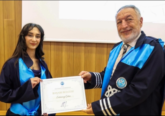 KAY� Develi Sosyal ve Be�eri Bilimler Fak�ltesi'nde mezuniyet ve �ed Ku�anma t�reni d�zenlendi