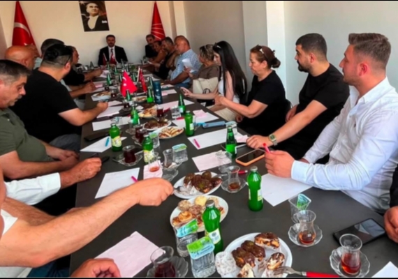 CHP Kayseri'de yeni il y�netimi g�rev da��l�m�n� yapt�