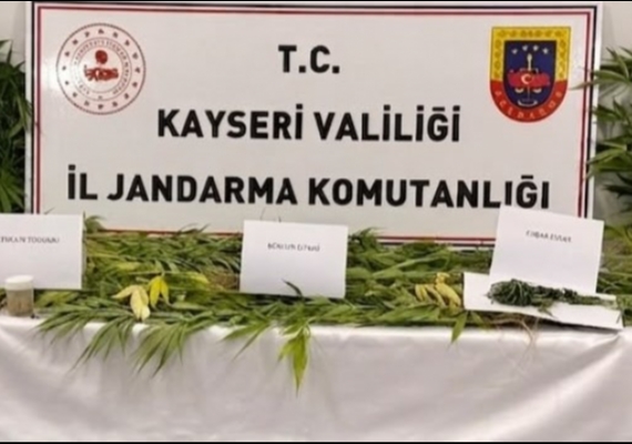 Kayseri�de uyu�turucu operasyonu: 2 g�zalt�