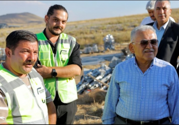 BA�KAN B�Y�KKILI�, ERC�YES�TE DA� KIZA�I PROJES�N� �NCELED�: EN UZUN VE EN B�Y�K RAY YER�NE OTURDU