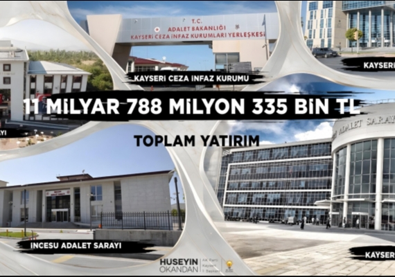 KAYSERݒM�ZE ADALET YATIRIMLARI G��LENEREK DEVAM ED�YOR.