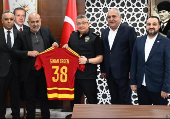 KAYSER�SPOR Y�NET�M�NDEN EMN�YET M�D�R� ERGEN�E HAYIRLI OLSUN Z�YARET�