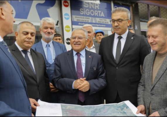 BA�KAN B�Y�KKILI�, DEVEL� CUMHUR�YET CADDESݒNDEK� KASK� ALTYAPI �ALI�MALARINI �NCELED�