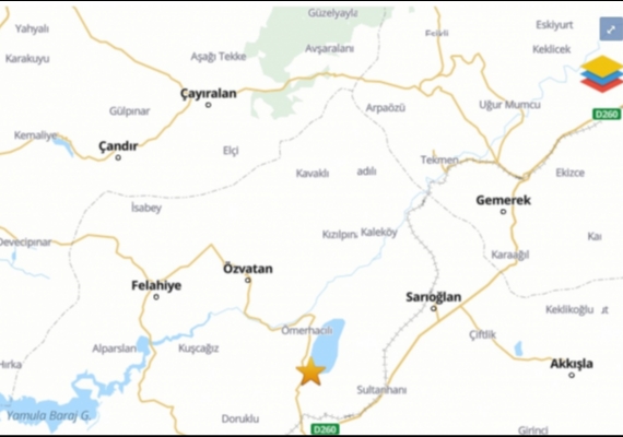 B�nyan�da 3,6 b�y�kl���nde deprem